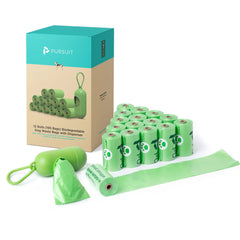 EcoStrong Poop Bags with Handles - Leakproof & Tear Resistant | 195 Bags