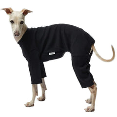 Comfy Pet Elastic Pajamas Onesie - Striped Gray XL