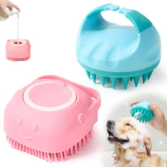 Dual Dog Bath & Massage Brush