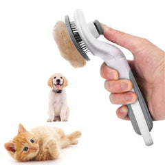 QuickClean Pet Grooming Brush