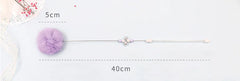 Colorful Pom Pom Cat Teaser Wand with Bell Toy | colorful-pom-pom-cat-teaser-wand-with-bell-toy