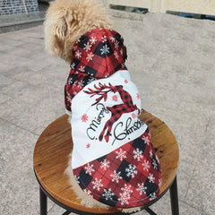 Festive Elk Dog Sweater