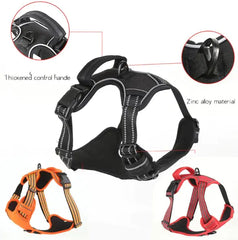 Breathable Reflective No-Pull Pet Harness Vest | pet-harness-vest