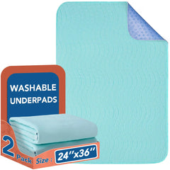 BomDa 2-Pack Reusable Dog Pee Pads, Leak-Proof and Super Absorbent