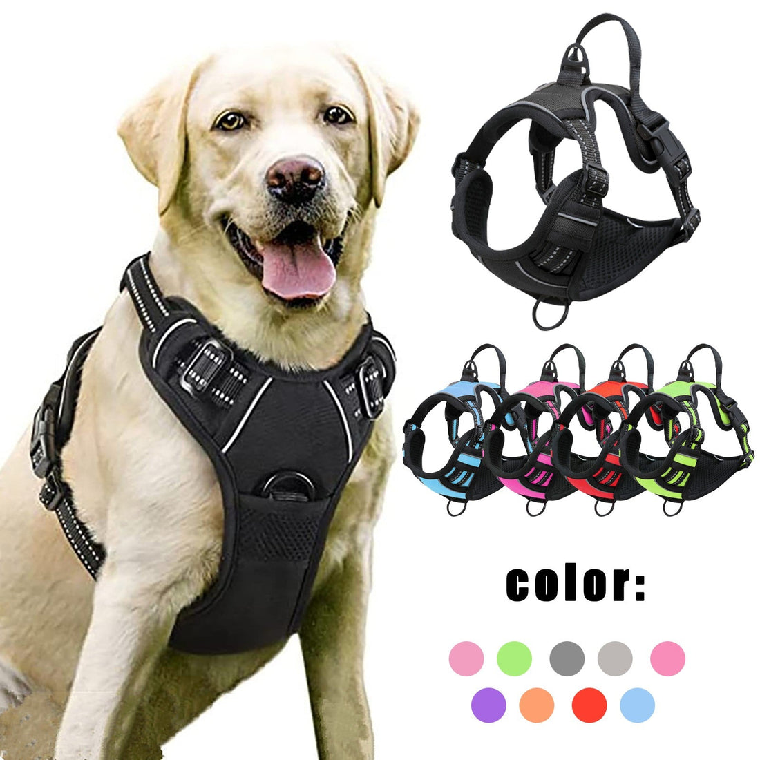 Durable Dog Harnesses – Safe, No-Pull Comfort