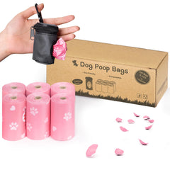 120-Pack Strong Leakproof Dog Waste Bags with Dispenser