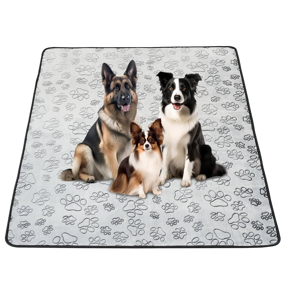 PuppyPro Reusable Wee Wee Pads – 65" x 48" | Washable, Eco-Friendly, Super Absorbent Pet Training Pad