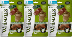 CrocoChews 3x Alligator Dental Dog Treats 24pk