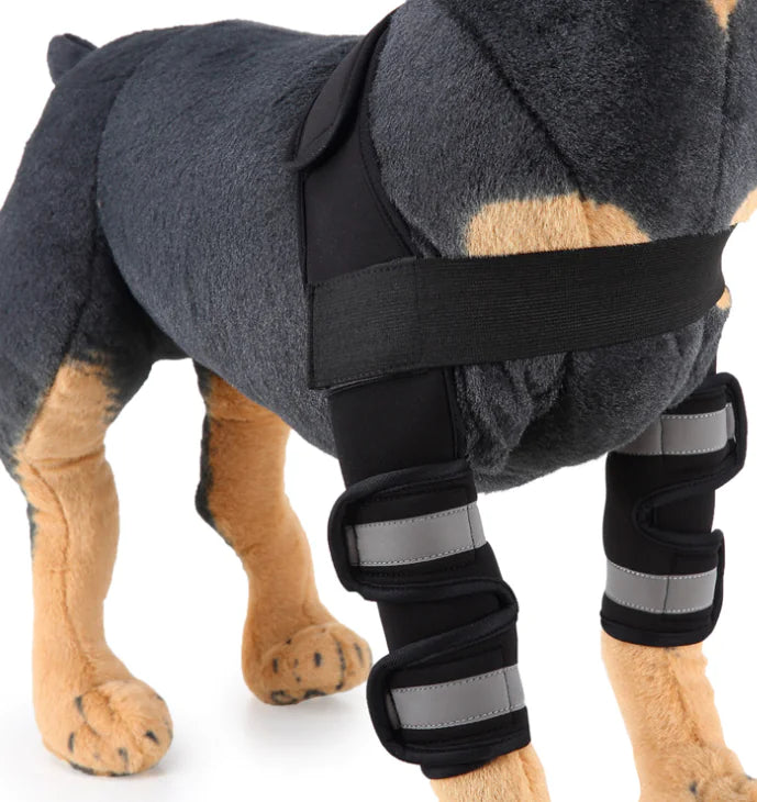 Supportive Dog Elbow Sleeve for Injury Recovery and Joint Protection - Leg Protector for Dogs