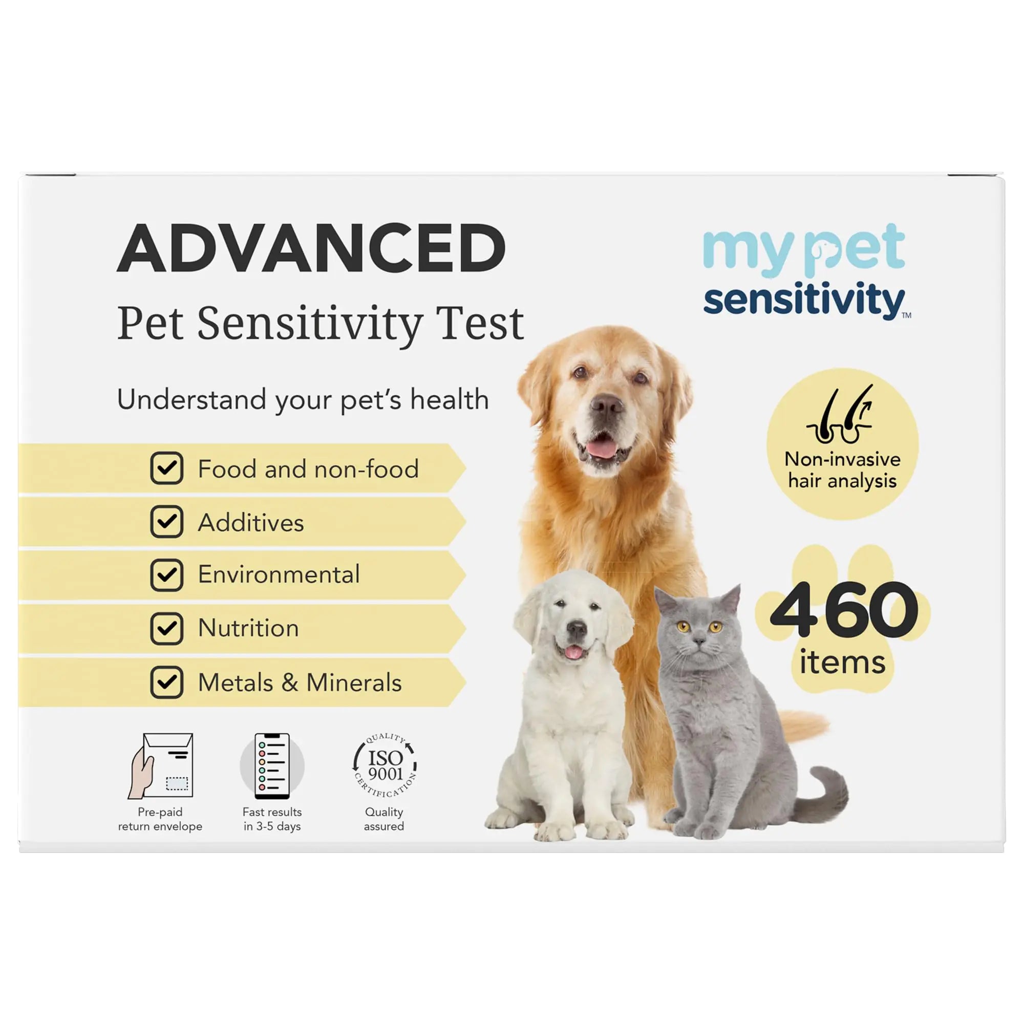 HomeScan Complete Pet Sensitivity Test | 460 Items | Quick & Easy