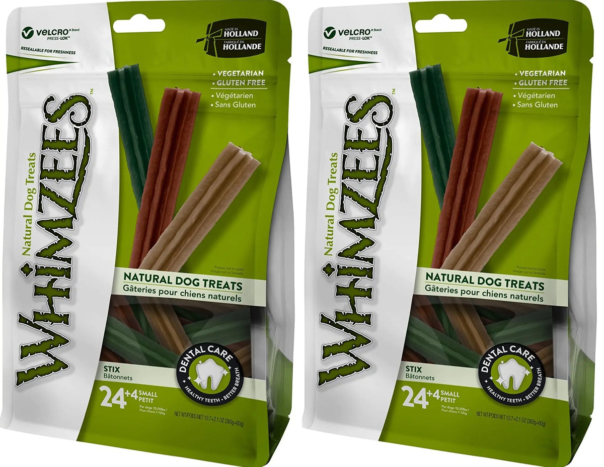 Whimzees Natural Grain-Free Small Dental Sticks - 2 Pack