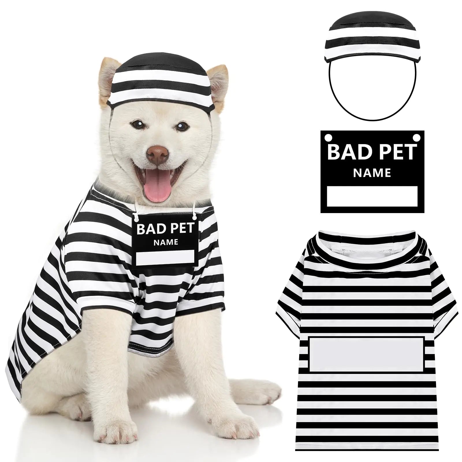 Pup Penitentiary Funny Costume Set