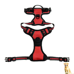 Reflective Nylon Chest and Back Harness for Dogs Adjustable Reflective Dog Harness | reflective-nylon-chest-and-back-harness-for-dogs